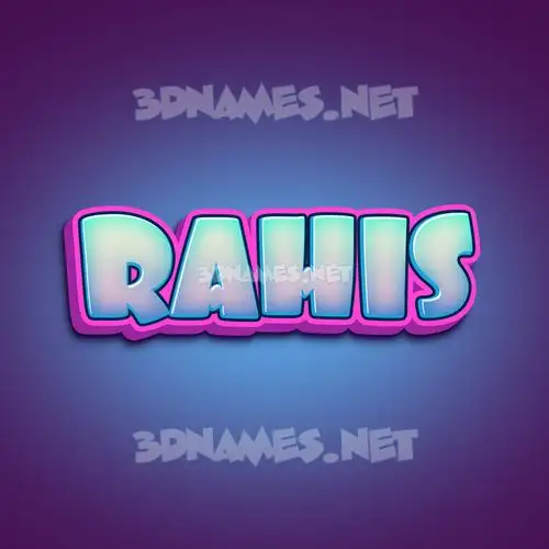rahis in Phat Purple style - 3D name wallpaper rahis in Phat Purple style - 3D name wallpaper