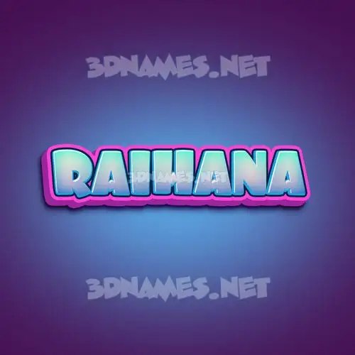 raihana in Phat Purple style - 3D name wallpaper raihana in Phat Purple style - 3D name wallpaper