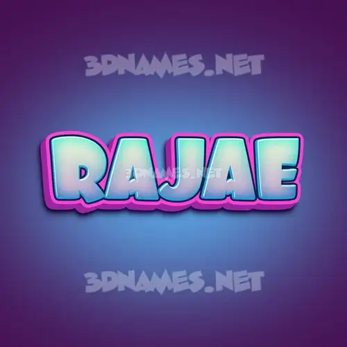 rajae in Phat Purple style - 3D name wallpaper rajae in Phat Purple style - 3D name wallpaper