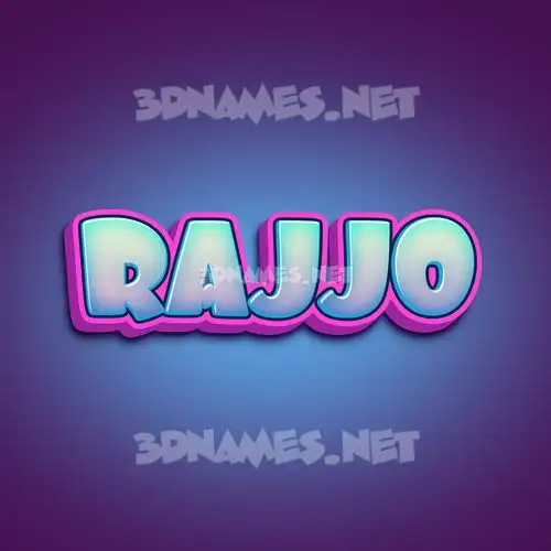 rajjo in Phat Purple style - 3D name wallpaper rajjo in Phat Purple style - 3D name wallpaper