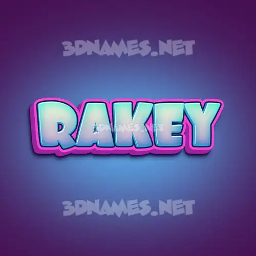 rakey in Phat Purple style - 3D name wallpaper rakey in Phat Purple style - 3D name wallpaper