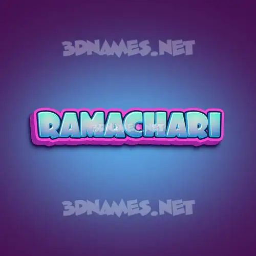 ramachari in Phat Purple style - 3D name wallpaper ramachari in Phat Purple style - 3D name wallpaper