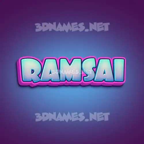 ramsai in Phat Purple style - 3D name wallpaper ramsai in Phat Purple style - 3D name wallpaper