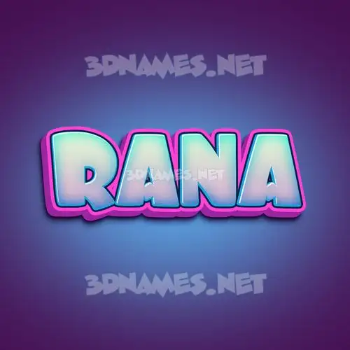 rana in Phat Purple style - 3D name wallpaper rana in Phat Purple style - 3D name wallpaper