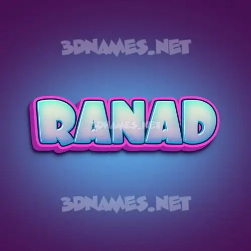 ranad in Phat Purple style - 3D name wallpaper ranad in Phat Purple style - 3D name wallpaper