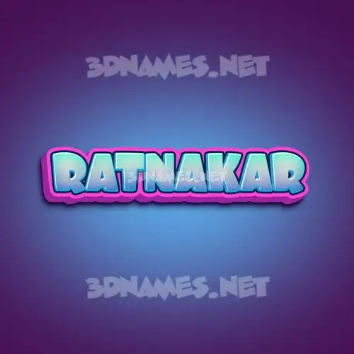 ratnakar in Phat Purple style - 3D name wallpaper