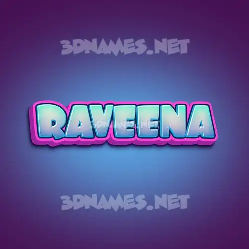 raveena in Phat Purple style - 3D name wallpaper raveena in Phat Purple style - 3D name wallpaper