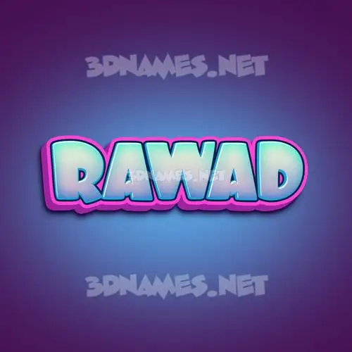 rawad in Phat Purple style - 3D name wallpaper rawad in Phat Purple style - 3D name wallpaper