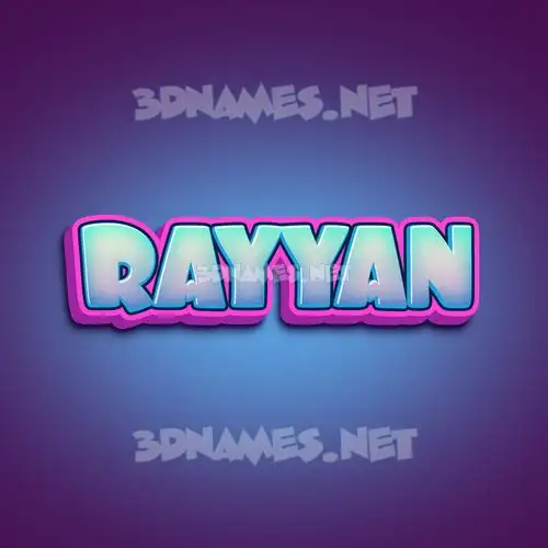 rayyan in Phat Purple style - 3D name wallpaper rayyan in Phat Purple style - 3D name wallpaper