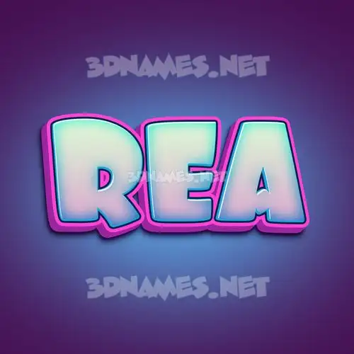 rea in Phat Purple style - 3D name wallpaper rea in Phat Purple style - 3D name wallpaper