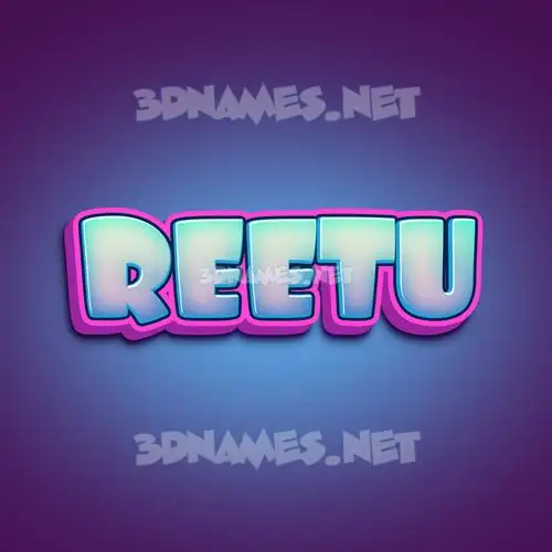 reetu in Phat Purple style - 3D name wallpaper reetu in Phat Purple style - 3D name wallpaper