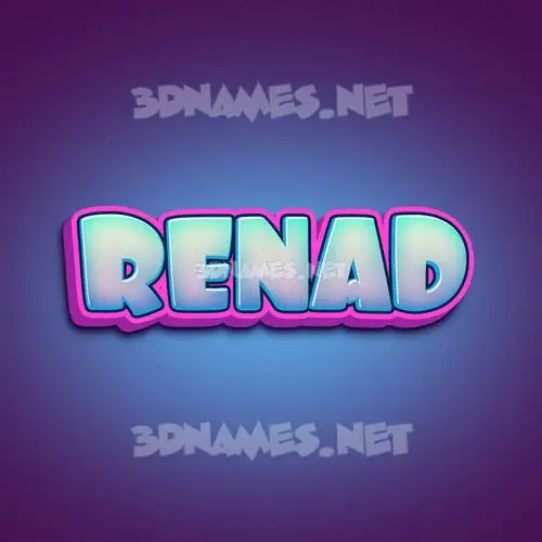 renad in Phat Purple style - 3D name wallpaper renad in Phat Purple style - 3D name wallpaper