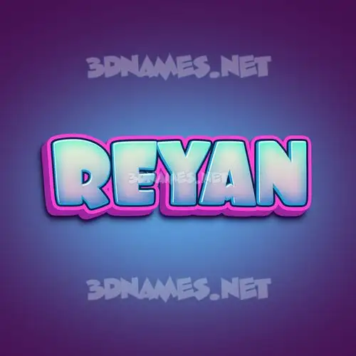 reyan in Phat Purple style - 3D name wallpaper reyan in Phat Purple style - 3D name wallpaper