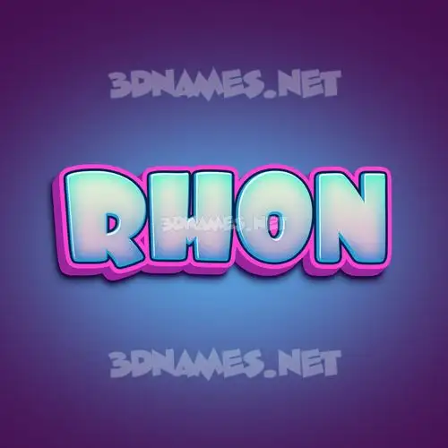 rhon in Phat Purple style - 3D name wallpaper rhon in Phat Purple style - 3D name wallpaper