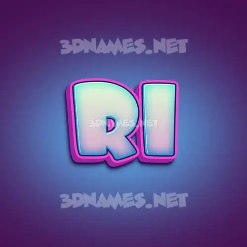ri in Phat Purple style - 3D name wallpaper ri in Phat Purple style - 3D name wallpaper