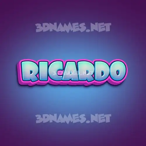 ricardo in Phat Purple style - 3D name wallpaper ricardo in Phat Purple style - 3D name wallpaper