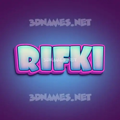 rifki in Phat Purple style - 3D name wallpaper rifki in Phat Purple style - 3D name wallpaper