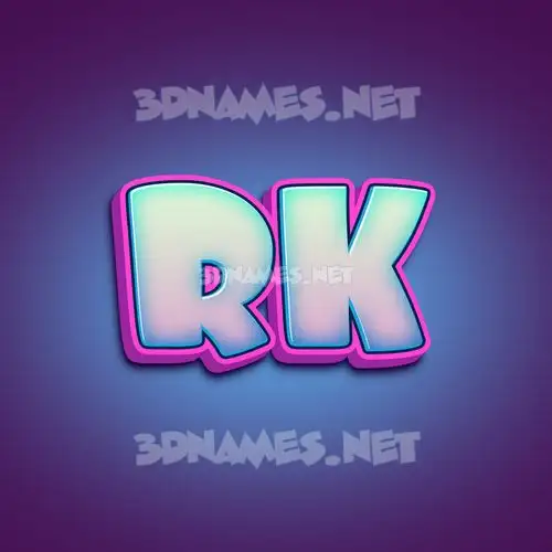 rk in Phat Purple style - 3D name wallpaper rk in Phat Purple style - 3D name wallpaper