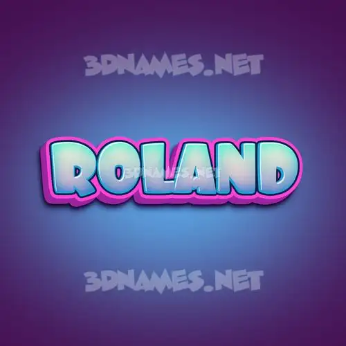 roland in Phat Purple style - 3D name wallpaper roland in Phat Purple style - 3D name wallpaper