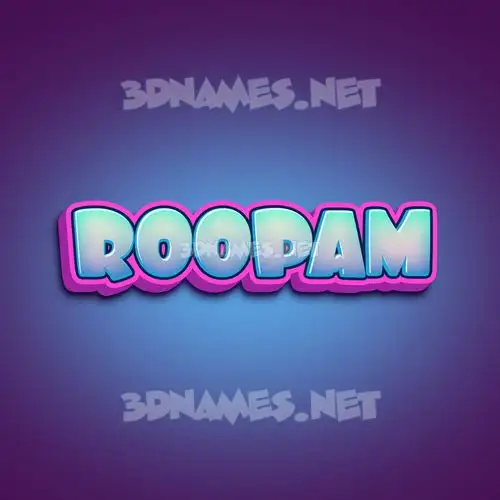 roopam in Phat Purple style - 3D name wallpaper roopam in Phat Purple style - 3D name wallpaper