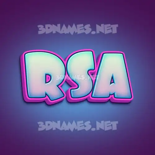 rsa in Phat Purple style - 3D name wallpaper rsa in Phat Purple style - 3D name wallpaper