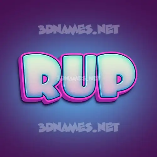 rup in Phat Purple style - 3D name wallpaper rup in Phat Purple style - 3D name wallpaper