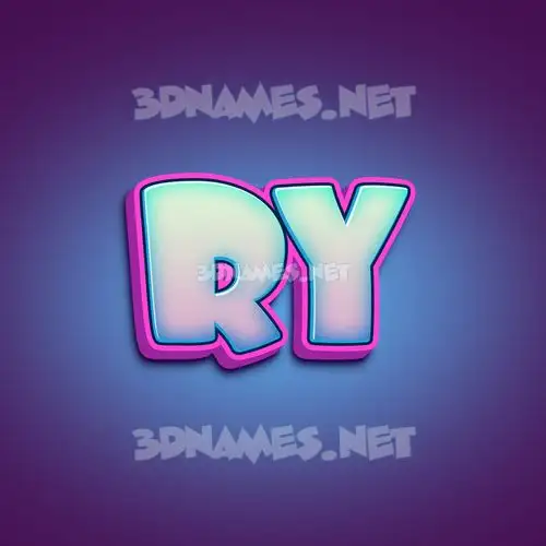 ry in Phat Purple style - 3D name wallpaper ry in Phat Purple style - 3D name wallpaper