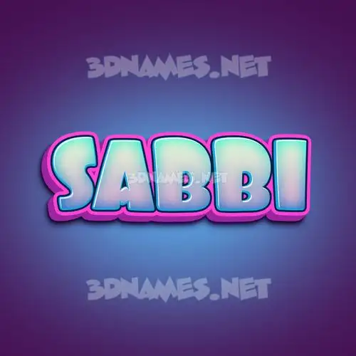 sabbi in Phat Purple style - 3D name wallpaper sabbi in Phat Purple style - 3D name wallpaper