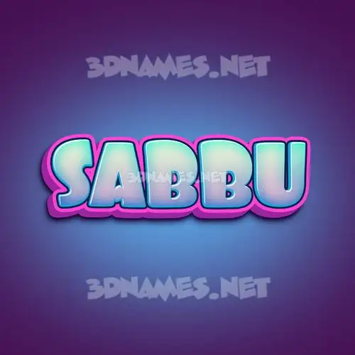 sabbu in Phat Purple style - 3D name wallpaper sabbu in Phat Purple style - 3D name wallpaper