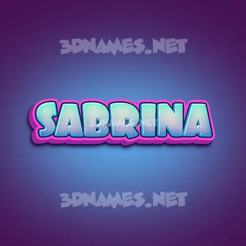 sabrina in Phat Purple style - 3D name wallpaper sabrina in Phat Purple style - 3D name wallpaper
