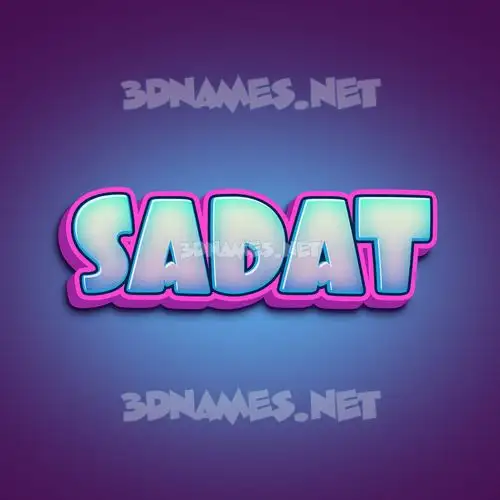 sadat in Phat Purple style - 3D name wallpaper sadat in Phat Purple style - 3D name wallpaper