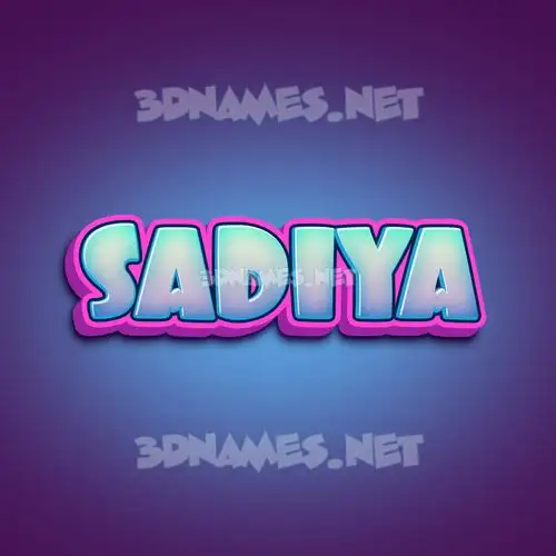 sadiya in Phat Purple style - 3D name wallpaper sadiya in Phat Purple style - 3D name wallpaper