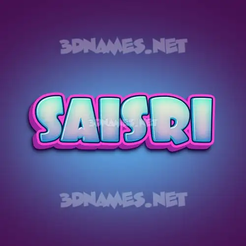 saisri in Phat Purple style - 3D name wallpaper saisri in Phat Purple style - 3D name wallpaper