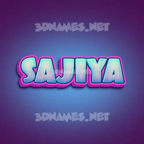 sajiya in Phat Purple style - 3D name wallpaper sajiya in Phat Purple style - 3D name wallpaper