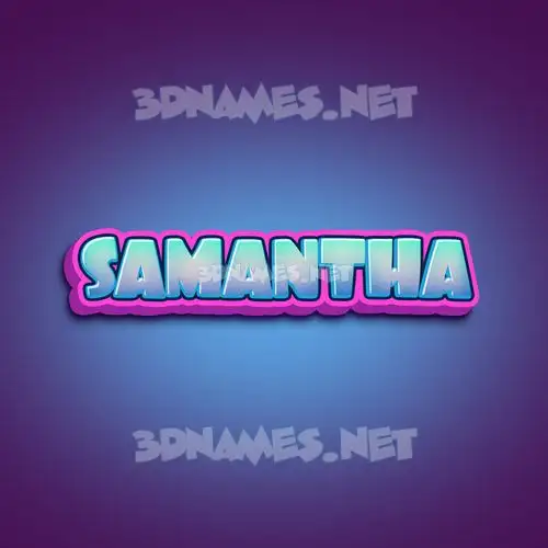 samantha in Phat Purple style - 3D name wallpaper samantha in Phat Purple style - 3D name wallpaper