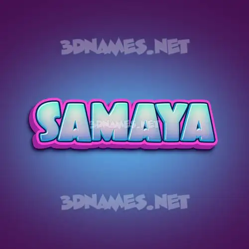samaya in Phat Purple style - 3D name wallpaper samaya in Phat Purple style - 3D name wallpaper