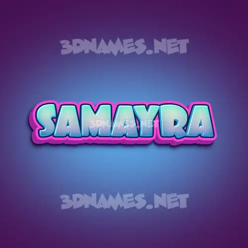 samayra in Phat Purple style - 3D name wallpaper samayra in Phat Purple style - 3D name wallpaper