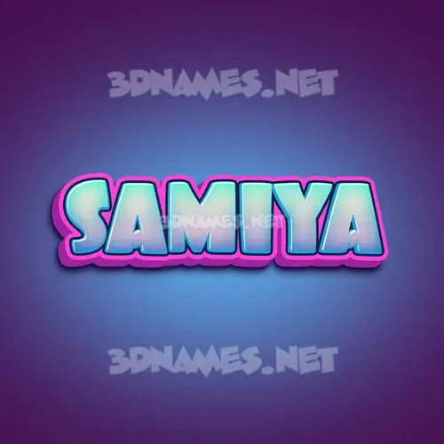 samiya in Phat Purple style - 3D name wallpaper samiya in Phat Purple style - 3D name wallpaper