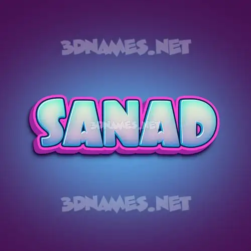sanad in Phat Purple style - 3D name wallpaper sanad in Phat Purple style - 3D name wallpaper