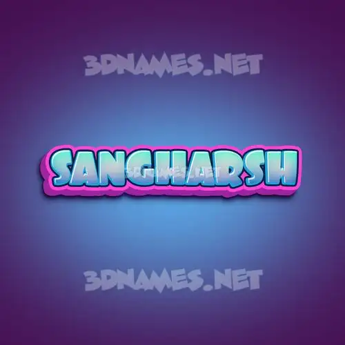 sangharsh in Phat Purple style - 3D name wallpaper sangharsh in Phat Purple style - 3D name wallpaper