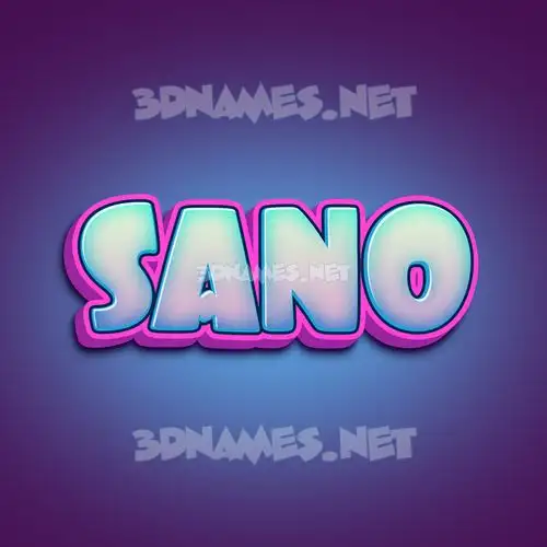 sano in Phat Purple style - 3D name wallpaper sano in Phat Purple style - 3D name wallpaper