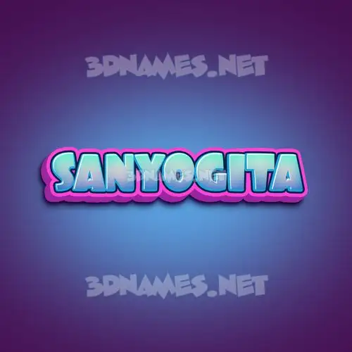 sanyogita in Phat Purple style - 3D name wallpaper sanyogita in Phat Purple style - 3D name wallpaper