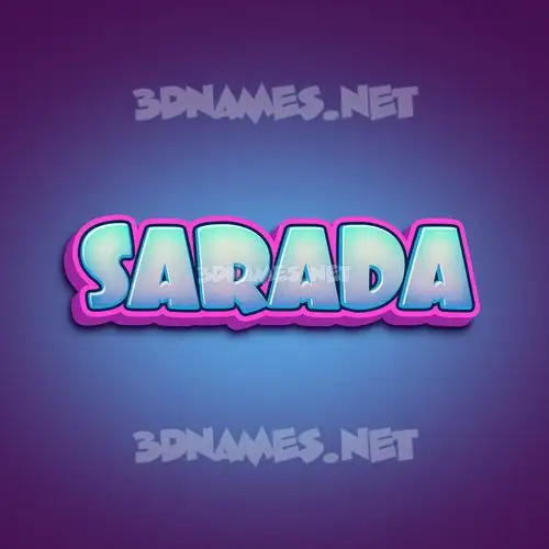 sarada in Phat Purple style - 3D name wallpaper sarada in Phat Purple style - 3D name wallpaper