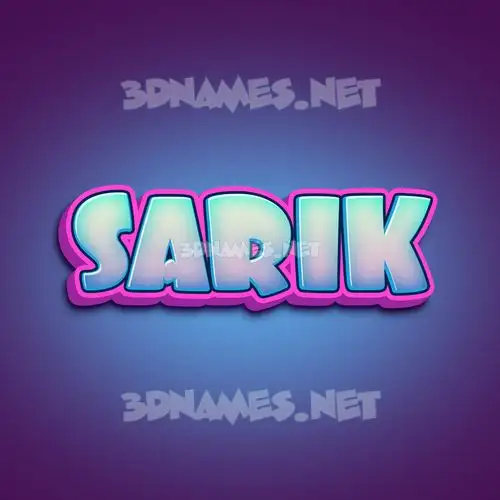 sarik in Phat Purple style - 3D name wallpaper sarik in Phat Purple style - 3D name wallpaper
