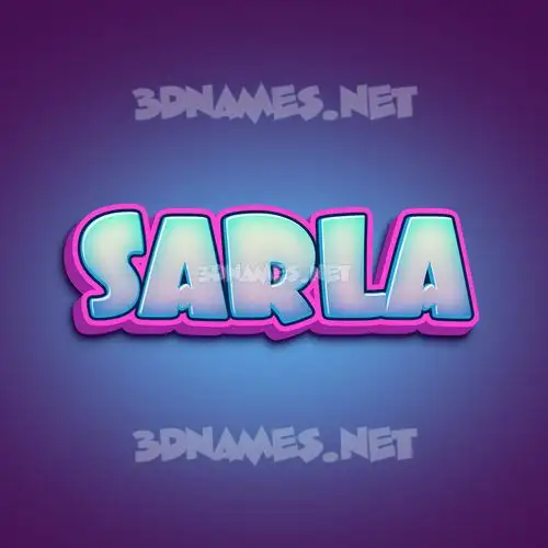 sarla in Phat Purple style - 3D name wallpaper sarla in Phat Purple style - 3D name wallpaper