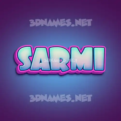 sarmi in Phat Purple style - 3D name wallpaper sarmi in Phat Purple style - 3D name wallpaper