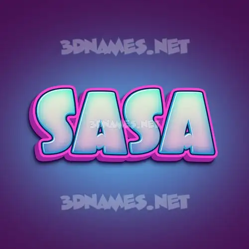 sasa in Phat Purple style - 3D name wallpaper sasa in Phat Purple style - 3D name wallpaper