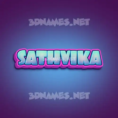sathvika in Phat Purple style - 3D name wallpaper sathvika in Phat Purple style - 3D name wallpaper