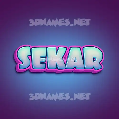 sekar in Phat Purple style - 3D name wallpaper sekar in Phat Purple style - 3D name wallpaper