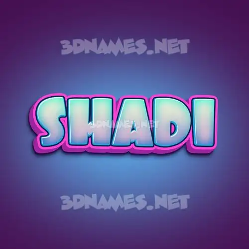 shadi in Phat Purple style - 3D name wallpaper shadi in Phat Purple style - 3D name wallpaper